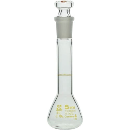 SIBATA メスフラスコ カスタムA 5mL