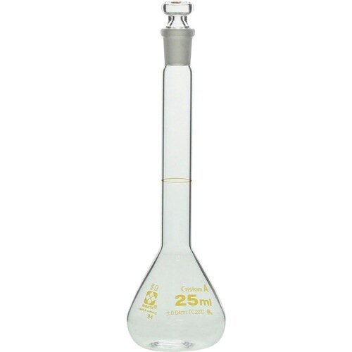 SIBATA メスフラスコ カスタムA 25mL