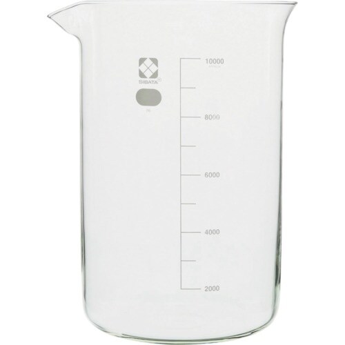 SIBATA ビーカー 目安目盛付 10000mL