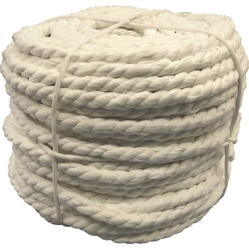 ユタカメイク 不織布ロープ 3本撚 溶着有 16m