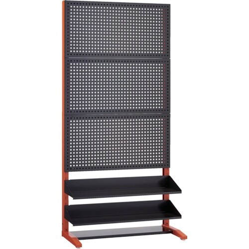 TRUSCO UPR型パンチングラック 棚板2段付