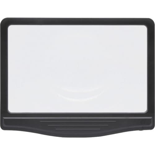 KING JIM ライト付き拡大鏡 黒