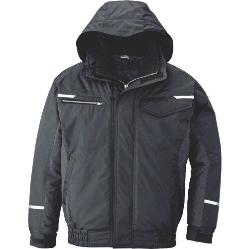 アイトス 制電防寒ブルゾン ブラック