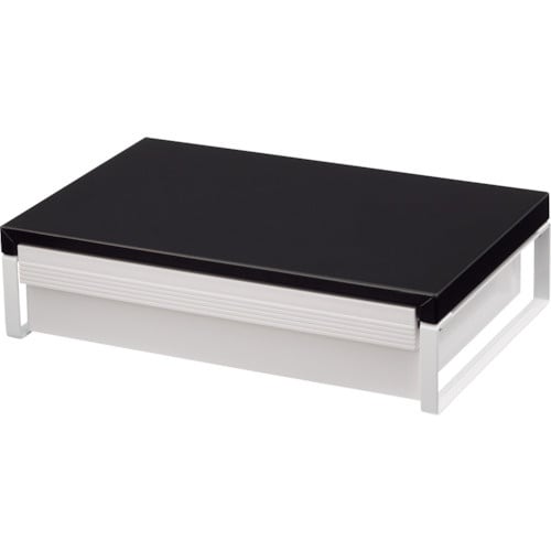 LIHIT 机上台<幅390mm・引出し付> 黒