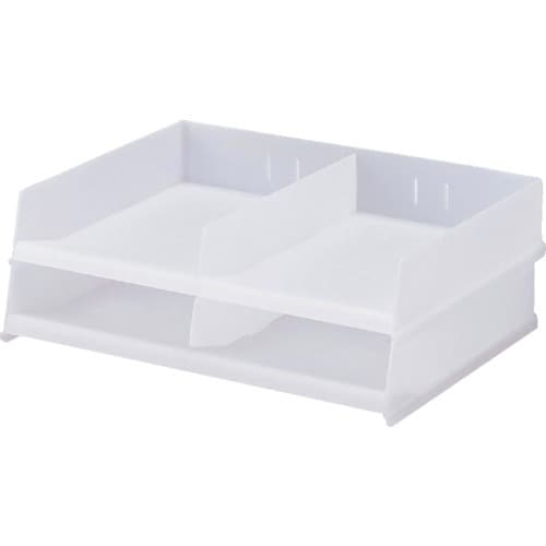 LIHIT フリーサイズレタートレー 乳白 A4