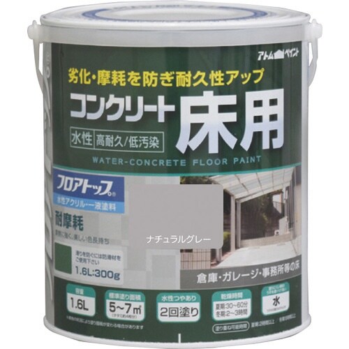 アトムペイント 水性コンクリート床用 フロアトップ