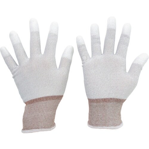 ミドリ安全 静電気拡散性手袋(指先コート)MCG−