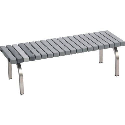 テラモト ホームベンチステン1200灰