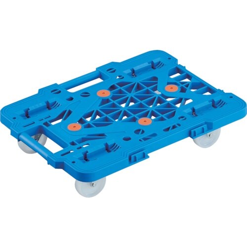 TRUSCO 樹脂製平台車 連結式ルートバン メッ