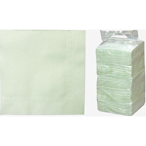 大黒 カラーナフキン 四ツ折 グリーン 500枚パ