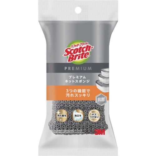 3M スコッチブライトTM プレミアムネットスポン