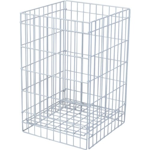 緑十字 折りたたみ式クズかご 白 DB−PP90L