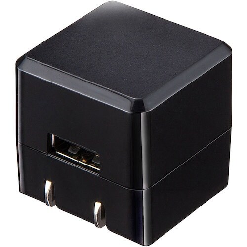 SANWA キューブ型USB充電器(1A・高耐久タ