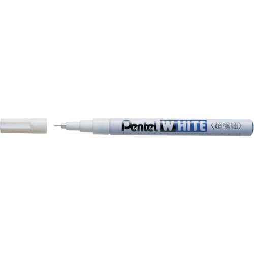 PENTEL 工業用マーカー ホワイト 超極細