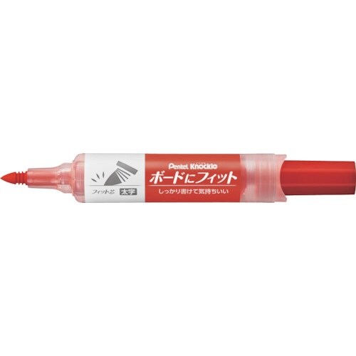 PENTEL ノックル ボードにフィット 太字 赤