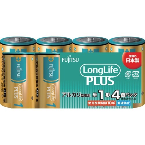 FDK アルカリ乾電池単1 Long Life P