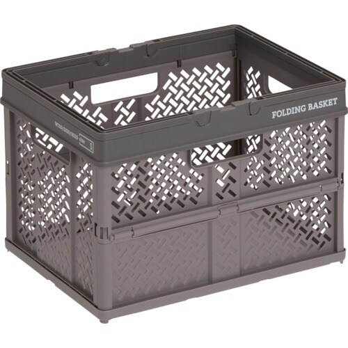 TENMA 折りたたみバスケット ハンドル付きS