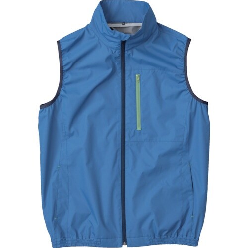 空調服 遮熱タチエリ空調ベスト ブルー 3L