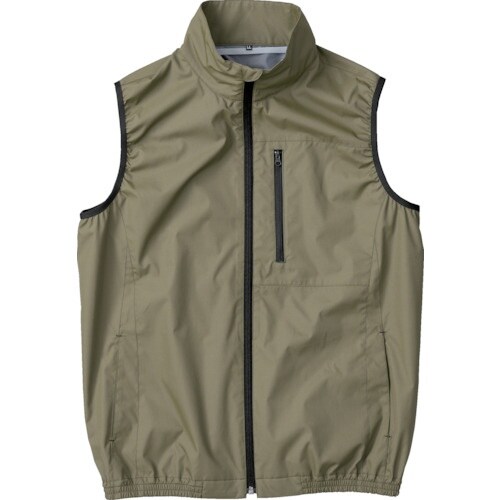 空調服 遮熱タチエリ空調ベスト カーキグリーン 4