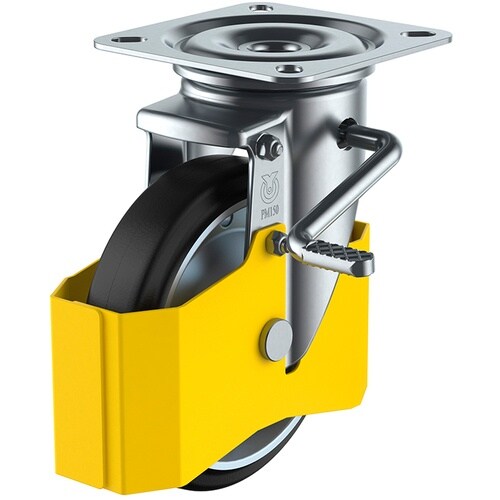 ユーエイ プレート式 自在 巻き込み防止カバー付キ