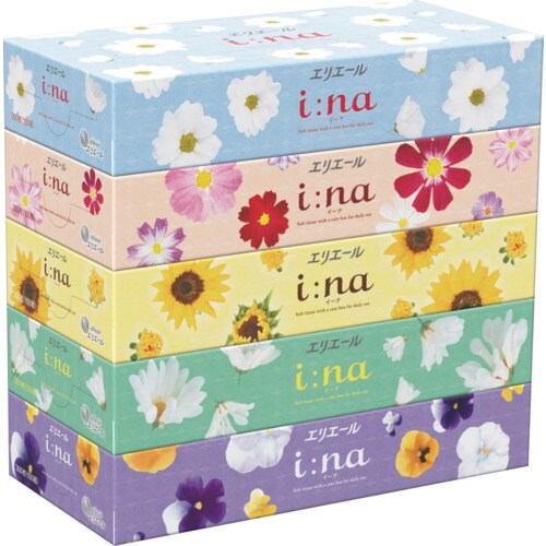 エリエール i‐naティシュ150W5P(7136