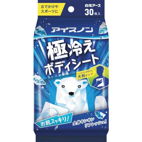 アイスノン 極冷えボディーシート ミントの香り