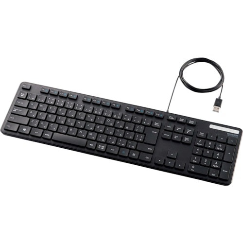 ELECOM 有線キーボード 薄型 メンブレン式