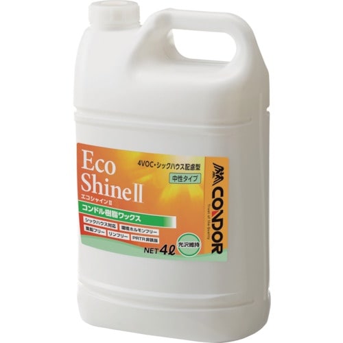 コンドル 樹脂ワックス エコシャイン2 4L