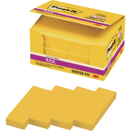 3M ポスト・イット 強粘着 75X25mm 90