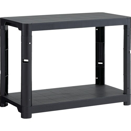 TRUSCO プラ棚 高さ658−2段タイプ コー