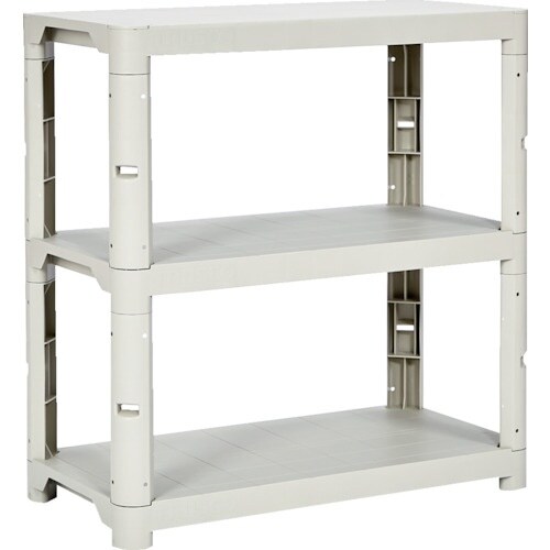 TRUSCO プラ棚 高さ943−3段タイプ コー