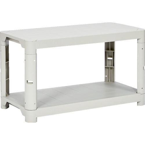 TRUSCO プラ棚 高さ515−2段タイプ コー