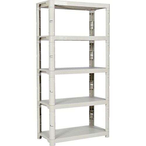 TRUSCO プラ棚 高さ1800−5段タイプ コ