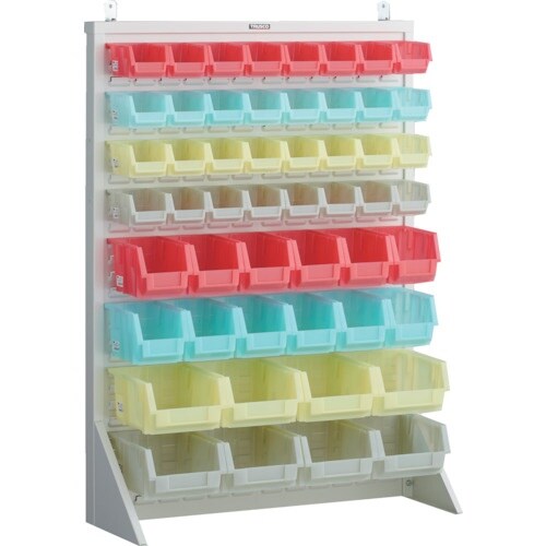 TRUSCO パネルコンテナラック 片面式・床置タ