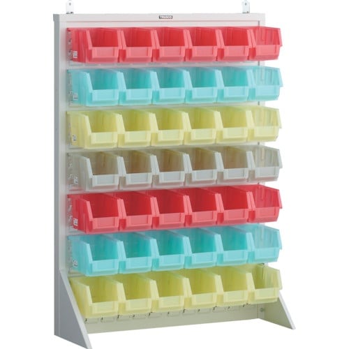 TRUSCO パネルコンテナラック 片面式・床置タ