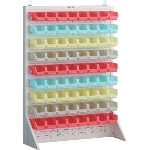 TRUSCO パネルコンテナラック 片面式・床置タ