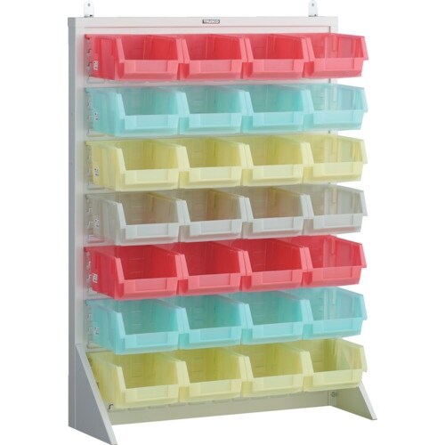 TRUSCO パネルコンテナラック 片面式・床置タ