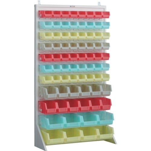 TRUSCO パネルコンテナラック 片面式・床置タ