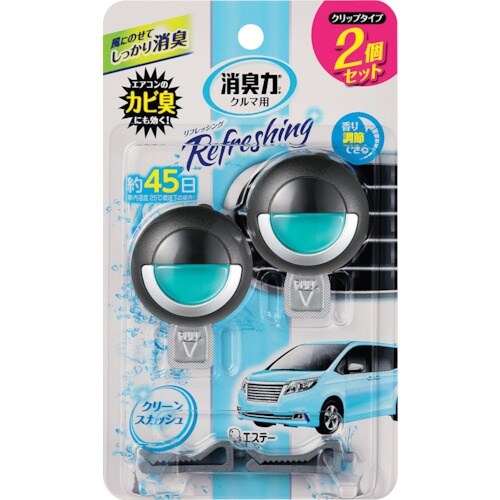 エステー クルマの消臭力 クリップタイプ 2個セッ