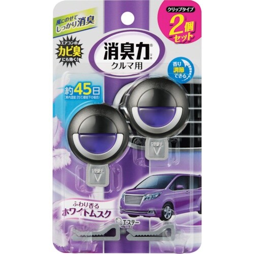 エステー クルマの消臭力 クリップタイプ 2個セッ