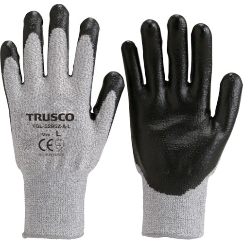 TRUSCO グラスファイバー手袋ニトリル手のひら