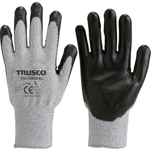 TRUSCO グラスファイバー手袋ニトリル手のひら