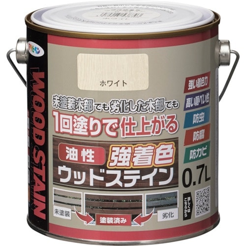 アサヒペン 油性強着色ウッドステイン 0.7L ホ