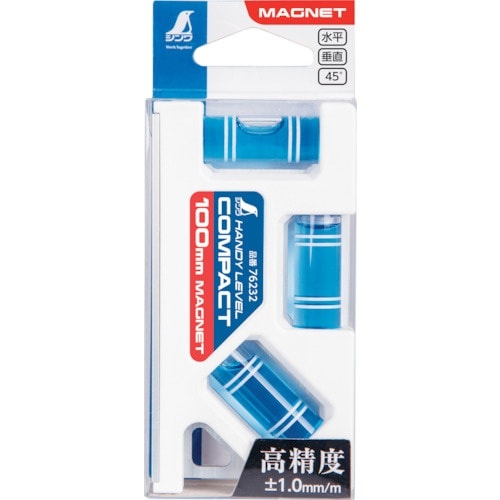 シンワ ハンディレベル コンパクト 100mm マ