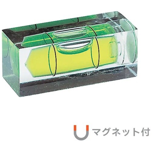 KOD 角型アイベルマグネット付水平器 15×16