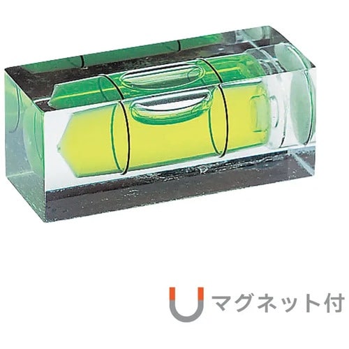 KOD 角型アイベルマグネット付水平器 15×16