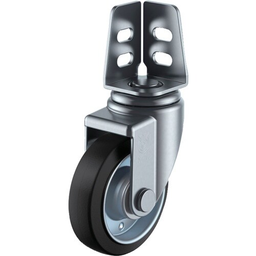 ユーエイ アングル 自在 キャスター ゴム 車輪径