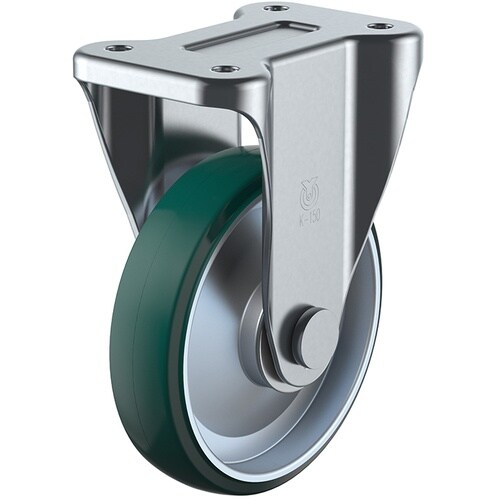 ユーエイ プレート式 固定 キャスター ウレタン