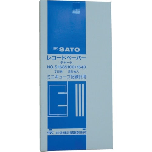 佐藤 ミニキューブ用記録紙(7日巻)