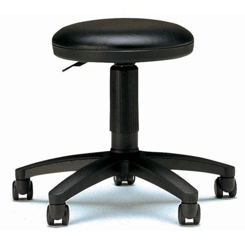 TOKIO 作業用チェア ビニールレザー ブラック